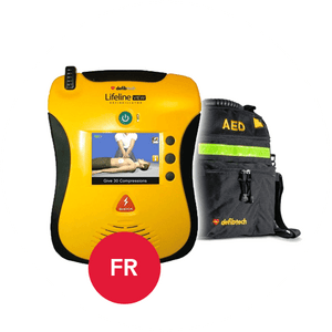 Defibtech Lifeline View in French Language with Carrying Case